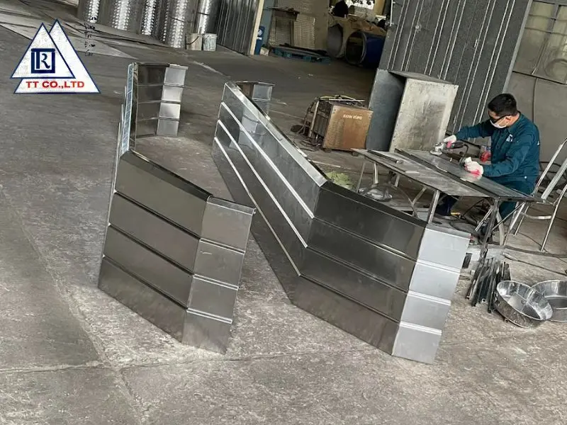 Vai trò của việc gia công chấn gấp inox