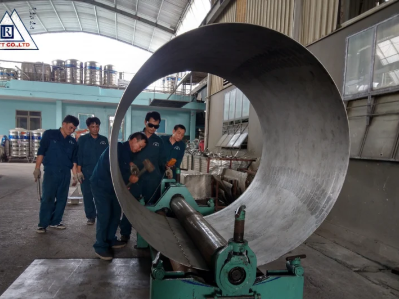Các quy trình gia công thùng inox chuyên nghiệp