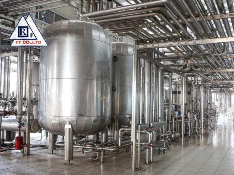 Bồn đựng hóa chất được làm từ inox 304