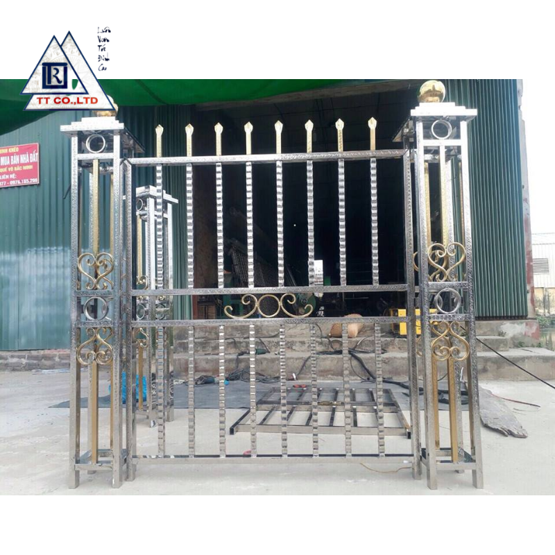 Mẫu trụ inox vuông