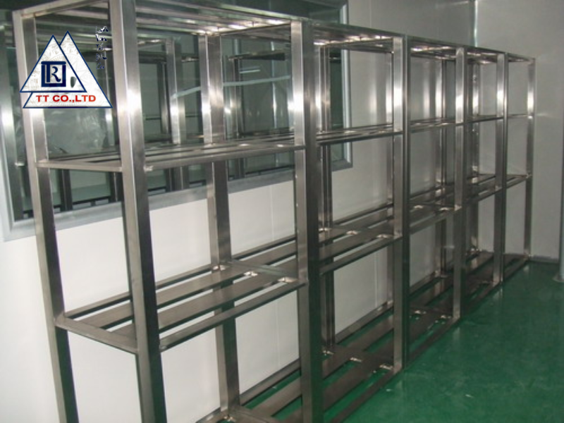 Tìm hiểu quá trình gia công khung kệ inox